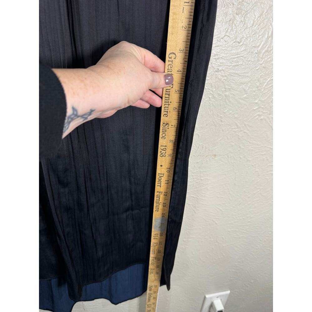 Anthropologie Shirred Sleeveless Shift Dress Med - Picture 6 of 10